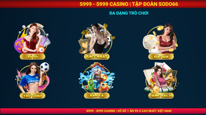 Giới thiệu tổng quan về S999 Casino