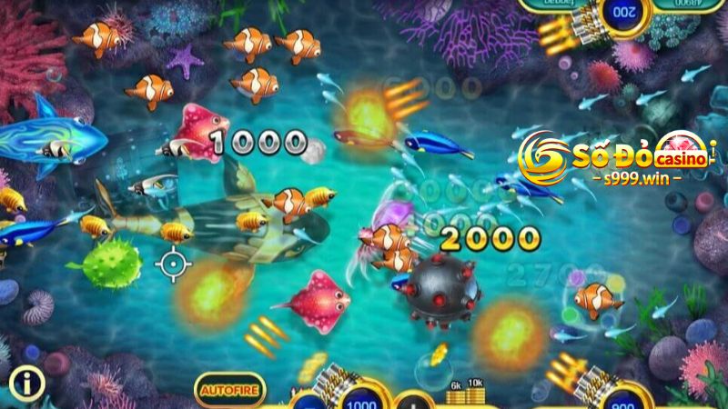 Trải nghiệm nhiều phiên bản game bắn cá online tại S999