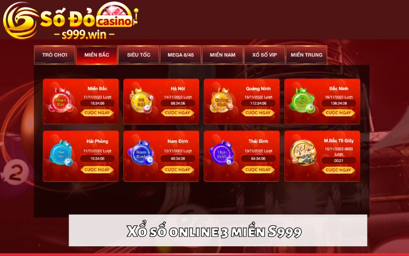 Xổ số online 3 miền S999